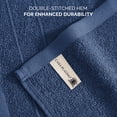 thumbnail image 6 of Casa Platino 12 Piece Wash Coths, 100% Premium Cotton, Soft Washcloths for faces, 13"x13" Washcloths 12 Pack- Navy, 6 of 8