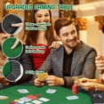thumbnail image 5 of Avawing Foldable, Octagon 8 Players Texas Holdem Poker Table, Green, 5 of 7