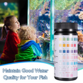 thumbnail image 4 of Sixwipe 7 in 1 Aquarium Test Strips, 100 Strips Fish Tank Test Kit, Pool Test Strips, Freshwater Saltwater Aquarium Water Test Kit to Detect, Alkalinity, Nitrite, Nitrate, Chlorine, 4 of 6