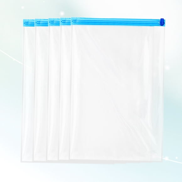 BESTYASH 5Ud Bolsa Transparente Para Almacenamiento De Ropa Compacta Y Reutilizable