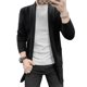 thumbnail image 2 of Nueva chaqueta tipo suéter de lana extra larga de alta calidad, nueva chaqueta tipo suéter de punto tipo cárdigan, 2 of 5
