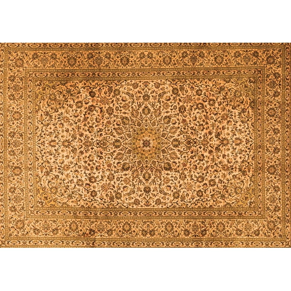 Ahgly Company Indoor Rectangle Persian Orange Traditional Area Rugs, 5' x 7'
