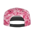 thumbnail image 5 of Flat Bill Trucker Hats for Women Men - Pink Camouflage Adjustable Flat Baseball Cap Snapback Hats Dad Hats for Men, 5 of 7