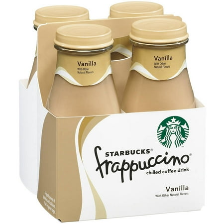 Starbucks Frappuccino Vanilla Chilled Coffee Drink, 9.5 fl oz, 4 pack