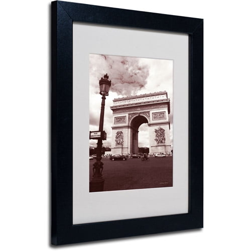 Trademark Fine Art 'Arc de Triomphe' Matted Framed Art by Kathy Yates