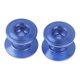 thumbnail image 2 of 2 ruedas guía para coche RC, piezas para coches de control remoto, componentes de transmisión de metal para bricolaje. Azul, 2 of 9