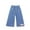 Blue5, variant on MeetoTime Kids Clothes Bow Elastic Waist Flared Jeans Girls Cute Full Length Wide Leg Denim Pants 2-8 Years