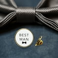 thumbnail image 2 of Koyal Wholesale Best Man Enamel Lapel Pin, Wedding Party Button Pins for Wedding, 1-Piece, 2 of 5
