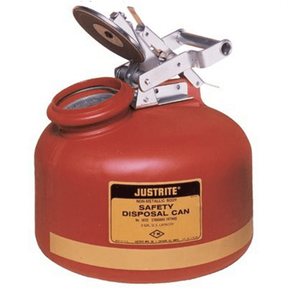 Justrite Mfg. Co. Liquid Disposal Can Red 5 Gal