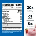 thumbnail image 3 of Nutricost Whey Protein Isolate Powder (Strawberry Milkshake) 5LBS, 3 of 5
