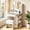 White, variant on ICEELF White Makeup Vanity with Chair, Small Vanity Desk with Mirror & 3 Color Lights, Girls Vanity Set with Power Outlet for Small Space