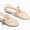 milky white, variant on Women's thick-soled wedge-heeled sandals with hemp bottom, chain link, raffia weaving strap, one-step slip-on, summer casual shoes, thick-soled slippers