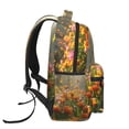 thumbnail image 3 of Disketp Butterflies In Flower Field Mochila Estampada para Hombre y Mujer – Mochila Ligera Clásica con Múltiples Bolsillos para Universidad, Trabajo y Viajes-One Size, 3 of 5
