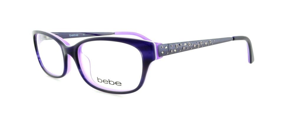 Bebe Eyeglasses Bb5077 505 Plum 52mm