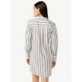 thumbnail image 3 of Free Assembly Women's Shift Mini Dress with Blouson Sleeves, 3 of 6