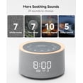 thumbnail image 4 of Dreamegg D1+ White Noise Machine - Sound Machine Alarm Clock with 29 Soothing Sounds, 4 of 7