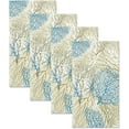 thumbnail image 4 of 100pcs Sea Fans Guest Napkins Disposable Paper Pack Coastal Napkins for Summer Bathroom Powder Room Wedding Anniversary Holiday Bridal & Baby Shower Decorative Towels, 4 of 11