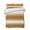 Gold, Brown, White, variant on Quilts Twin Size Bedding Set, Pink Ombre Lightweight Quilted Comforter, Modern Gradient Abstract Aesthetics Art Soft Reversible Bedspread Coverlet with Pillow Covers for All Season, 68" x 86"