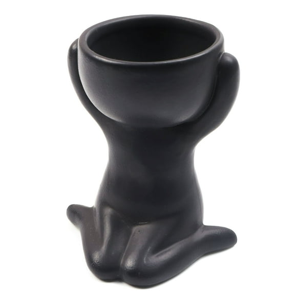Humanoid Ceramic Flower Pot Succulent Pot Plant Small Vase Crafts Desktop Decoration YL1483