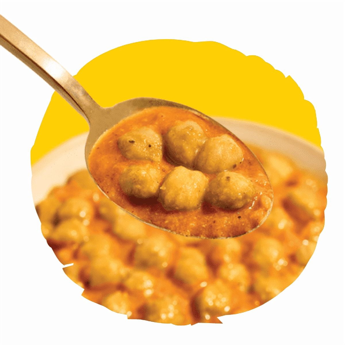 Truly Indian Curried Chickpeas, Chana Masala, "Ready-to-Eat" Indian Meal, Vegan & Microwaveable, 10 oz (6 pack)