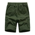 thumbnail image 2 of Floenr Mens Shorts,Men's Summer New Simple Fashion Belt Shorts Fashionable Pure Color Shorts, 2 of 8
