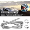 thumbnail image 5 of Flexible Exhaust Pipe 300 cm, Compatible with Car, Stainless Steel Clamps Included, 5 of 5