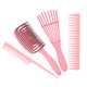 thumbnail image 4 of Juego de Peine de peluquería profesional, herramienta de estilismo de peine de cola de masaje de corte de pelo hueco, 4 of 8