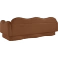 thumbnail image 3 of Bowery Hill Contemporary Soft Saddle Teddy Durable Fabric Sofa, 3 of 17
