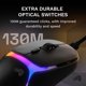 thumbnail image 4 of Mouse gamer GLORIOUS Model O3 con cable ultraligero de 54 g con RGB, 4 of 7