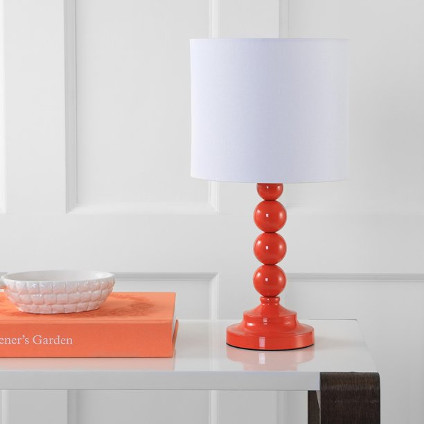 Safavieh Almeria 20 in. High Gourd Table Lamp, Orange ...