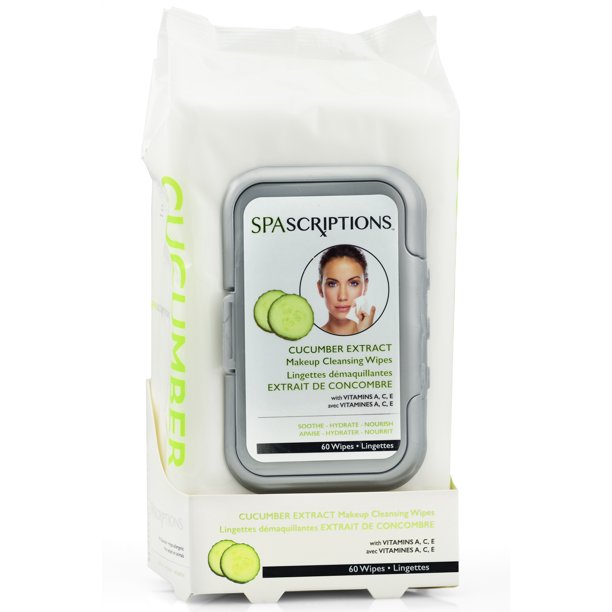 Cucumber Makeup Cleansing Wipes 60 Ct.