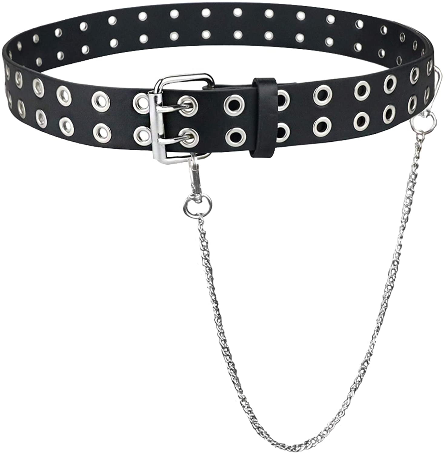 Grommet Leather Belts for Women, Cute 
