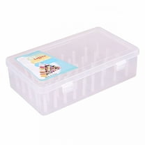 TUWAFE Transparent Sewing Thread Holders and Thread Storage Box 42 Slots Large Capacity for Thread Rolls,Empty Thread Storage Box,Storage is Easier