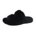 thumbnail image 6 of Women's Plush Slippers Soft Shoes Non Slip House Shoes Warm, Fashion with Two Band Open Toe Slides, Fuzzy for Girls Lady Women Indoor Outdoor 42, 6 of 8