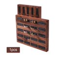 thumbnail image 1 of Wood Tray 20 Slot Multifunctional Decorative Jewelry Display Sheet Holder for BLESIY Bandeja de exhibición de joyas, 1 of 8