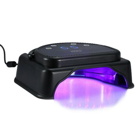 Bath Tub Enamel Touch Up Anself 110-240V 64W Pro 32pcs LED Nail Dryer Lamp Curing Machine With Lifting Handle Touch Sensor LCD Screen Powerful Nail Polish Gel Dryer Salon Tool US Plug Black ()