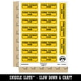 thumbnail image 2 of Verbal Feedback Given Speech Bubble Teacher Student School Sticker Set - Yellow - Matte Finish - 2.00" Large, 2 of 7