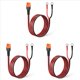 thumbnail image 1 of 3X Conector Hembra XT60i de 12 AWG A Junta Tórica con Cable Estañado, para Batería RC, Central Eléctrica Solar Portátil y Panel Solar, 1 of 5