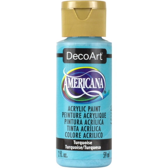 DecoArt Americana Acrylic Paint - Indian Turquoise, 2 oz
