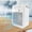 A, variant on Mini AC Fan USB Portable Desktop Cooling Fan Quiet(A)