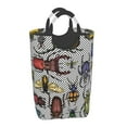 thumbnail image 2 of Kll Bright Insects Laundry Hamper,Large Canvas Fabric Lightweight Storage Basket Toy Organizer Dirty Clothes Collapsible Waterproof For College Dorms,Children Bedroom,Bathroom, 2 of 6
