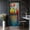 Color 1, variant on Door Stickers Peel and Stick Door Mural Gothic Raven Feathers Geometric Shapes Sunlight Floral Removable Wallpaper 30.3''x78.7'' Self-Adhesive Mural for Kitchen Living Room Bedroom Decor