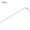 thumbnail image 3 of Uxcell 2pcs Ball End Hex Key Wrench 1.5mm CR-V L-Shape Extra Long Arm Hexagon Metric Wrenches Repairing Tool, 3 of 8