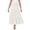 White, variant on HGIEYS Womens White Maxi Skirt Summer Boho Long Pleated A-Line Flowy Elastic High Waist Beach Tiered Skirt