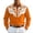 Orange, variant on SRZYMJ Men's Western Shirt Long Sleeve Embroidered Cowboy Casual Snap Button Shirt