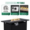 thumbnail image 5 of Clouddwell 7-Seats Outdoor Patio Sectional Set with Fire Pit& Cushions - Aluminum Furniture for Terrace/Garden/Poolside (Gray), 5 of 10
