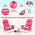 thumbnail image 2 of Resenkos Patio Furniture Sets,Outdoor & Patio Furniture Sets,4 Piece Patio Rocking Set with Glass-Top Table-Navy, 2 of 10