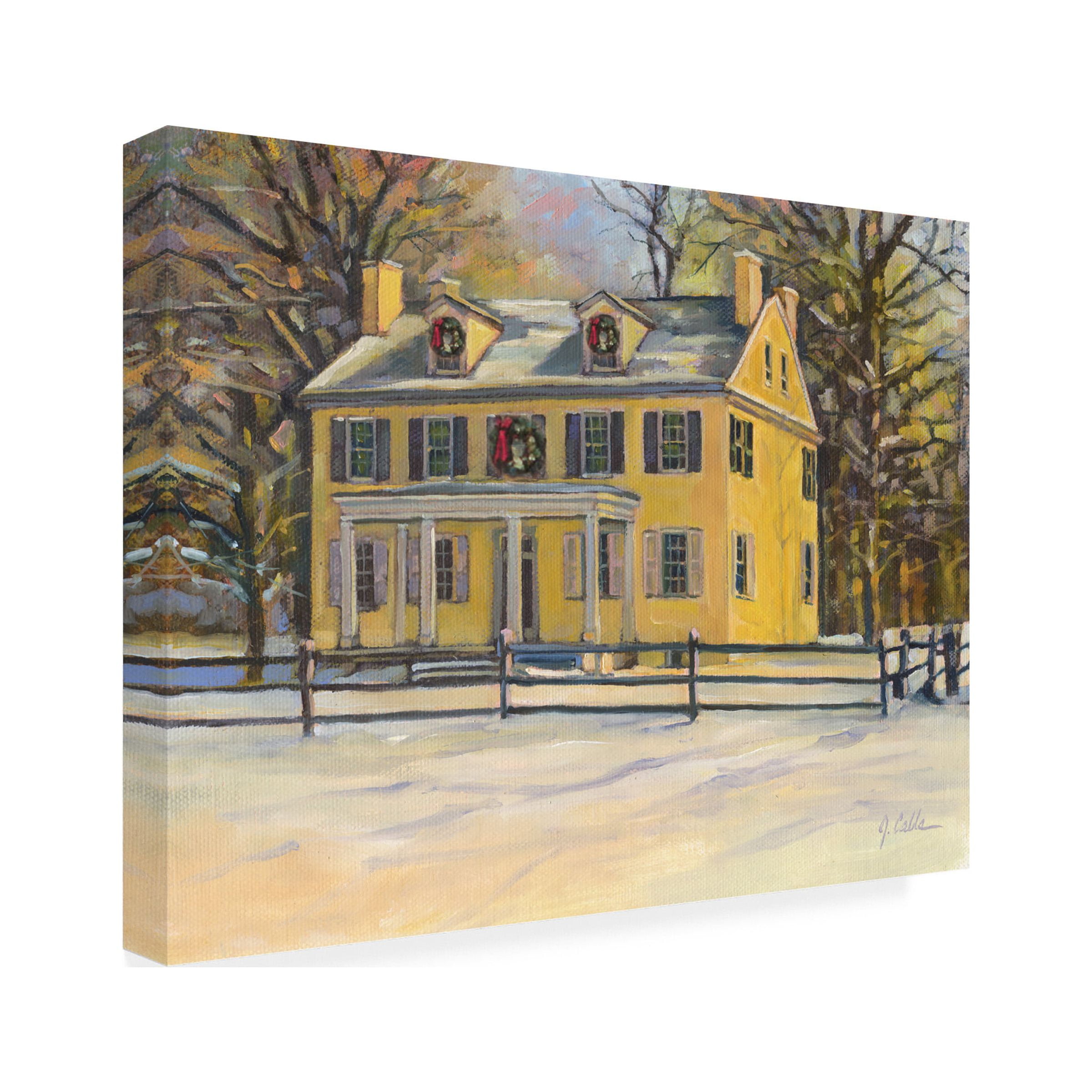 Jerry Cable 'Taylorsville Christmas' Canvas Art