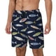 thumbnail image 1 of Balery Sardine Bañador para hombre, shorts de playa de secado rápido con entrepierna y forro de compresión-Large, 1 of 6