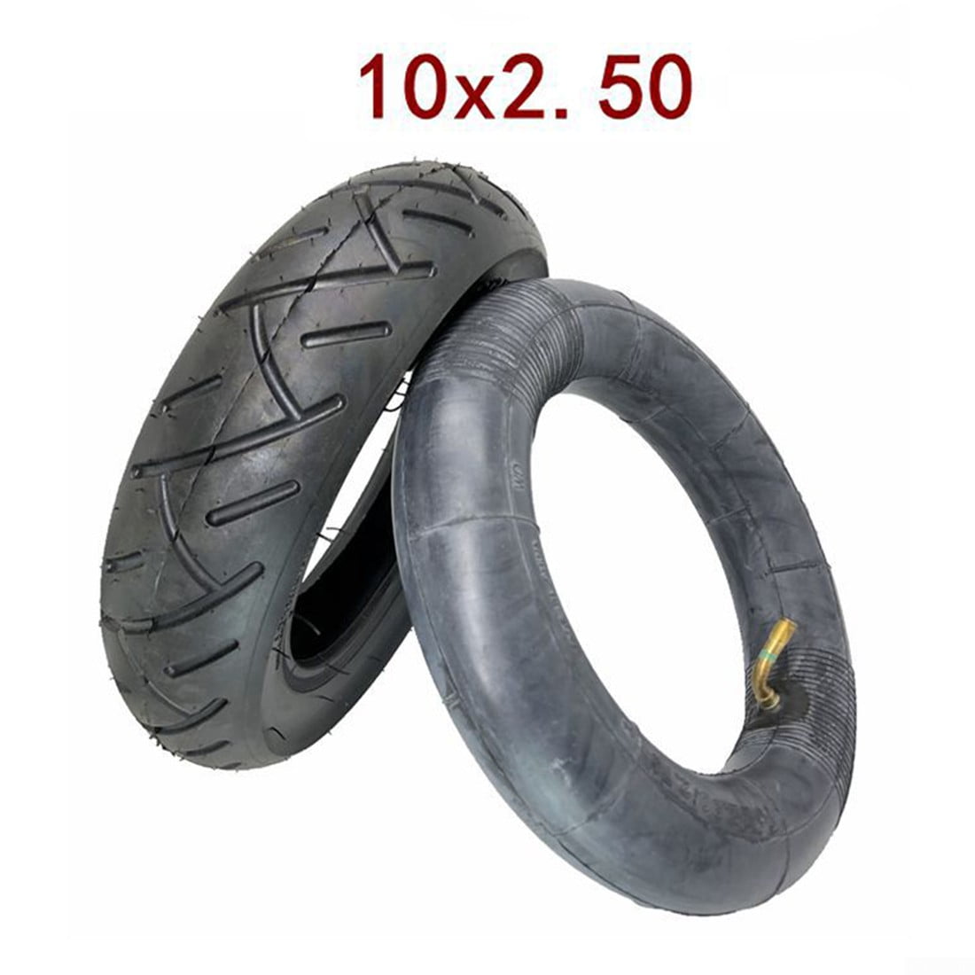 Inner Tube Set 10 Inch Thick Butyl Rubber Electric Scooter 10x2.50 Tire 